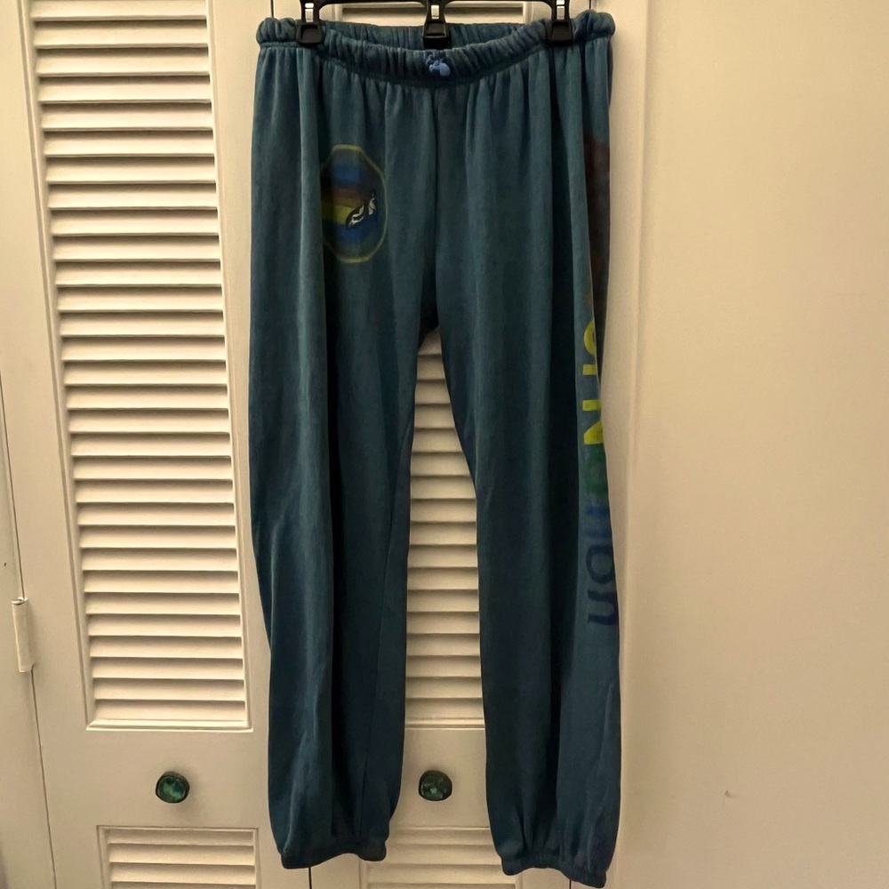 Aviator Nation sweatpants blue heather